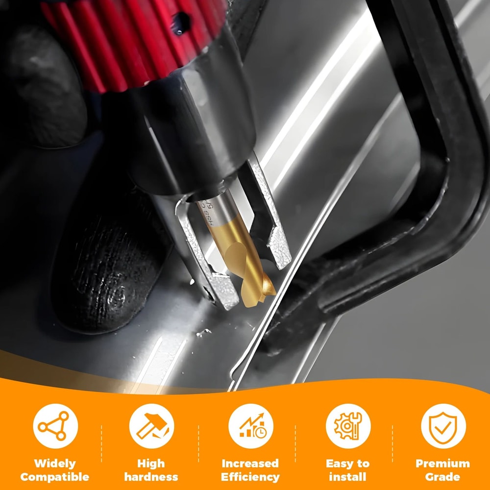 Cobalt Spot Weld Drill Bit Set For Fast And Clean Weld Removal 1