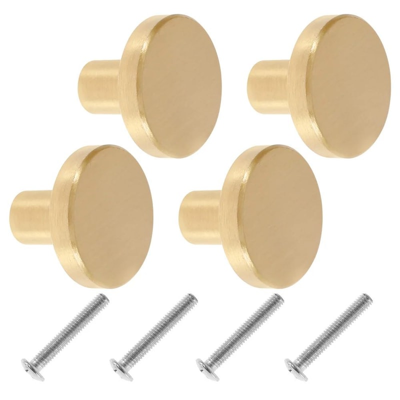 Solid Brass Cabinet Knobs Antique Style Drawer Pull Handles 3
