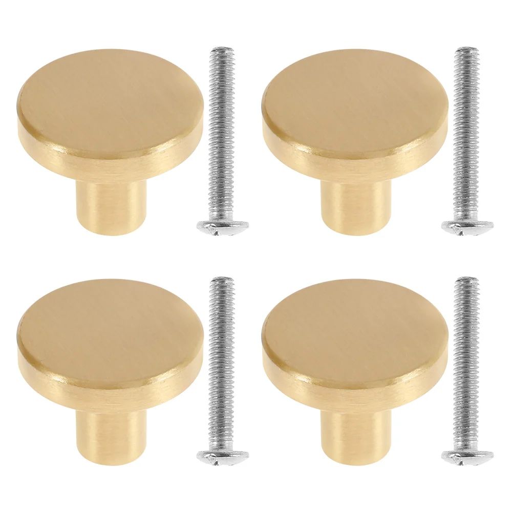 Solid Brass Cabinet Knobs Antique Style Drawer Pull Handles 7