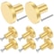 Solid Brass Cabinet Knobs Antique Style Drawer Pull Handles 6