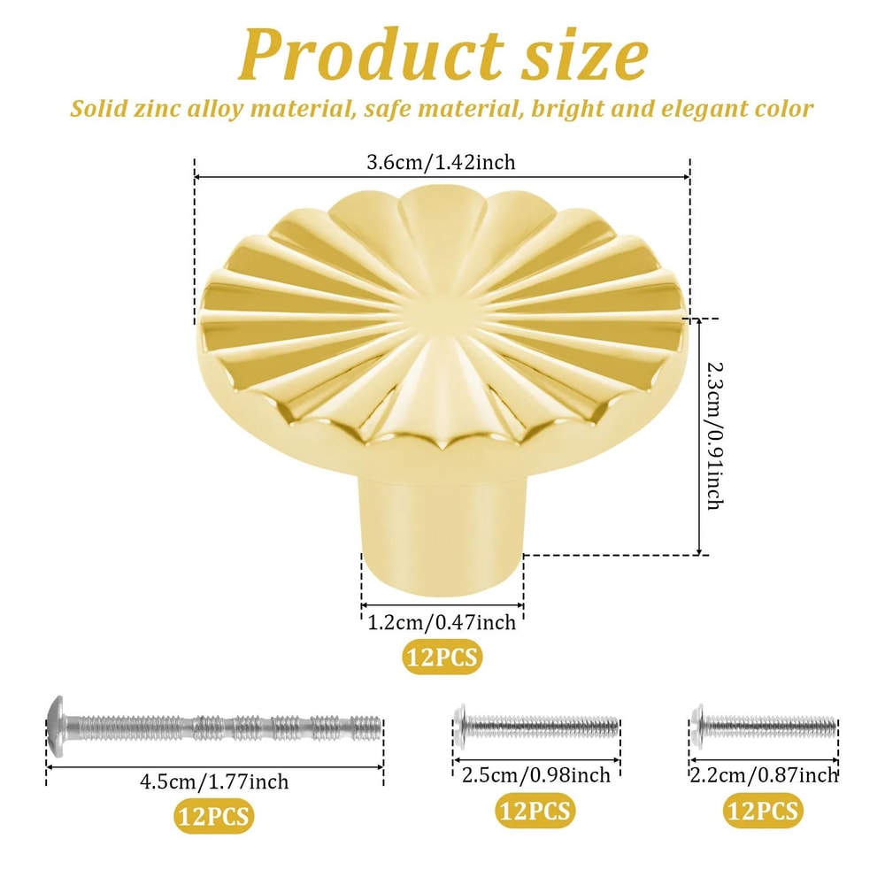 Solid Brass Cabinet Knobs Antique Style Drawer Pull Handles 9