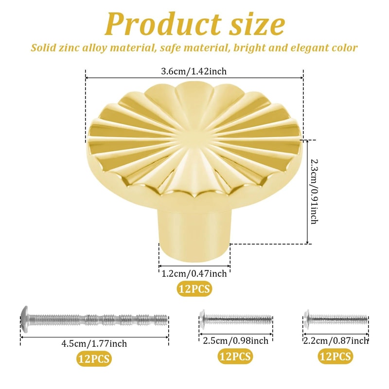 Solid Brass Cabinet Knobs Antique Style Drawer Pull Handles 9