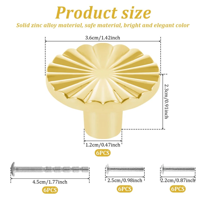 Solid Brass Cabinet Knobs Antique Style Drawer Pull Handles 8