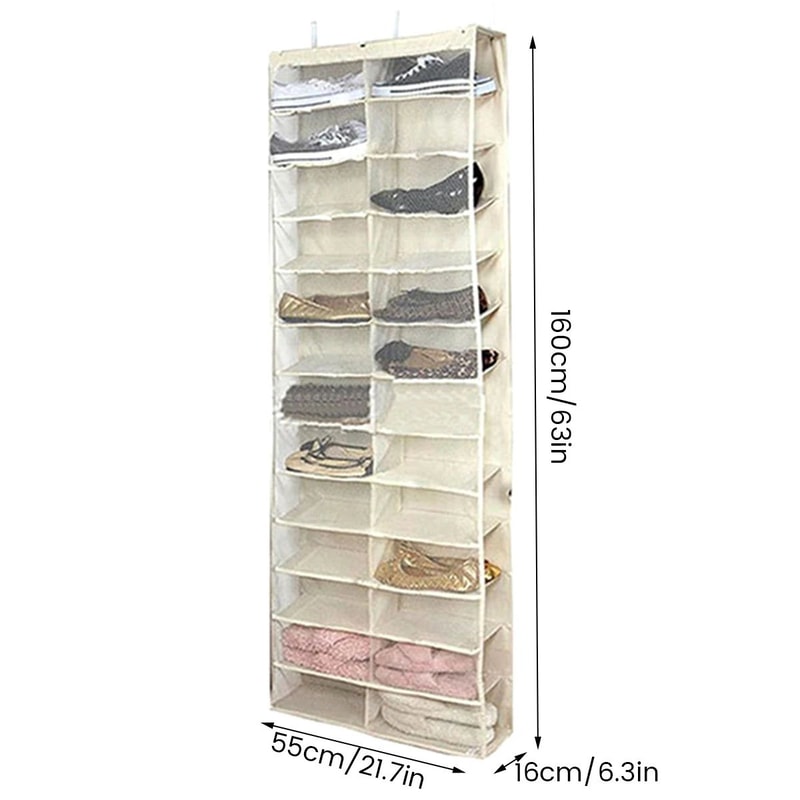 Hanging Closet Organizer With Multi Layer Storage For Clothes And Accessories 11