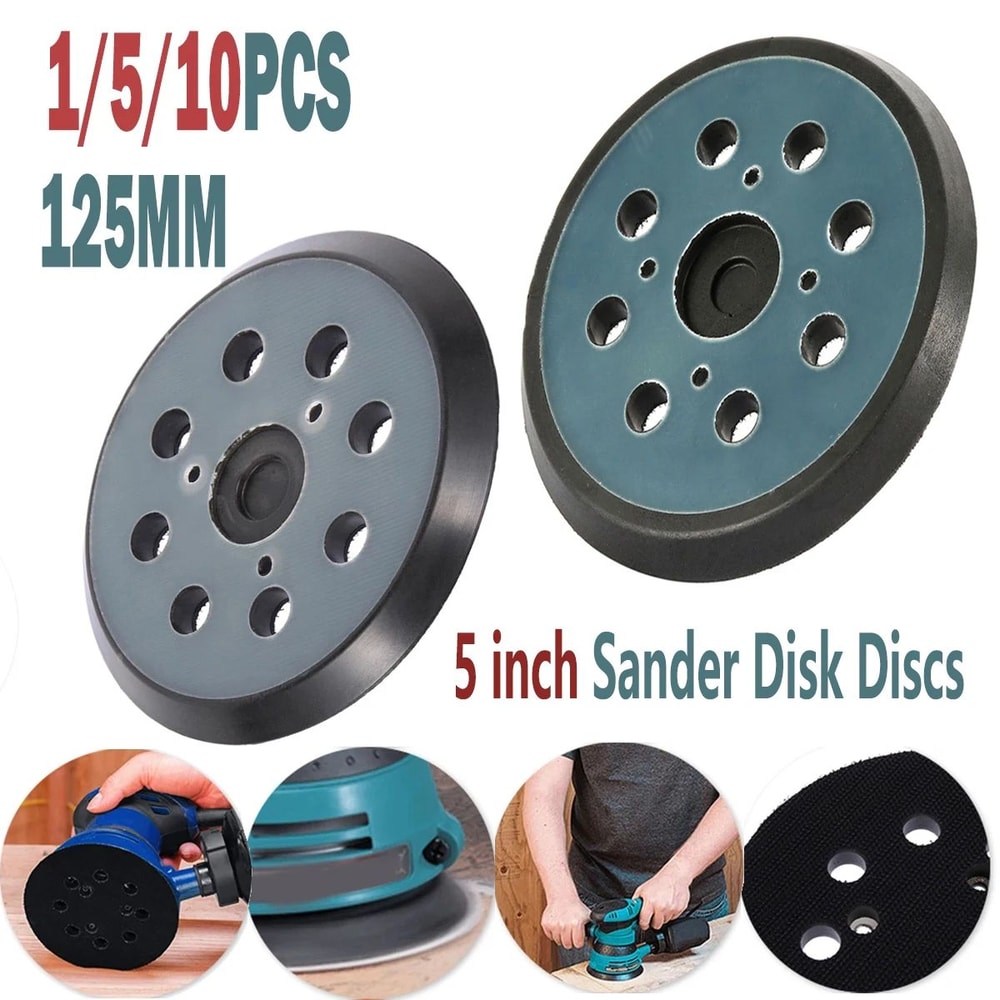 5 Inch Hook And Loop Sanding Backing Pad For Grinder And Polishing Tools 0