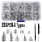 Punk Studs And Spikes Kit Screwback Rivets For Leather And DIY Fashion 0