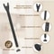 Adjustable Sliding Door Security Bar Lock For Home And Patio Protection 3