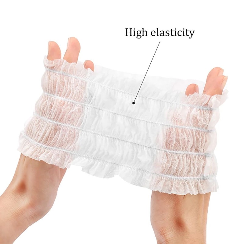 Disposable Spa Headbands Soft Stretch Hair Bands For Skincare And Beauty 1
