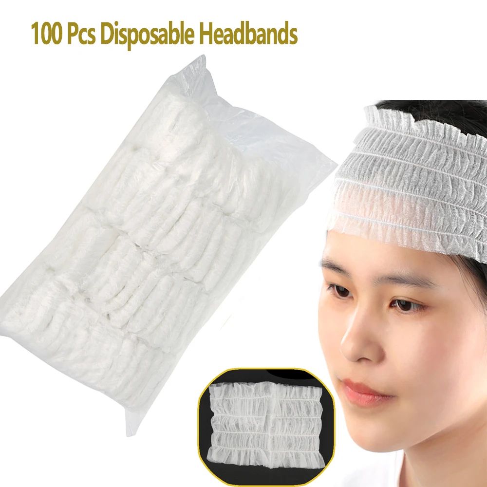 Disposable Spa Headbands Soft Stretch Hair Bands For Skincare And Beauty 3