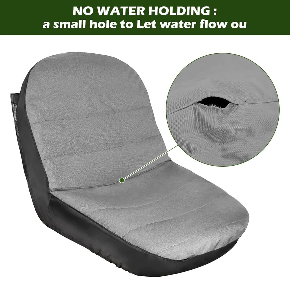 Waterproof Tractor Seat Cover For Riding Mower And Forklift Protection 4