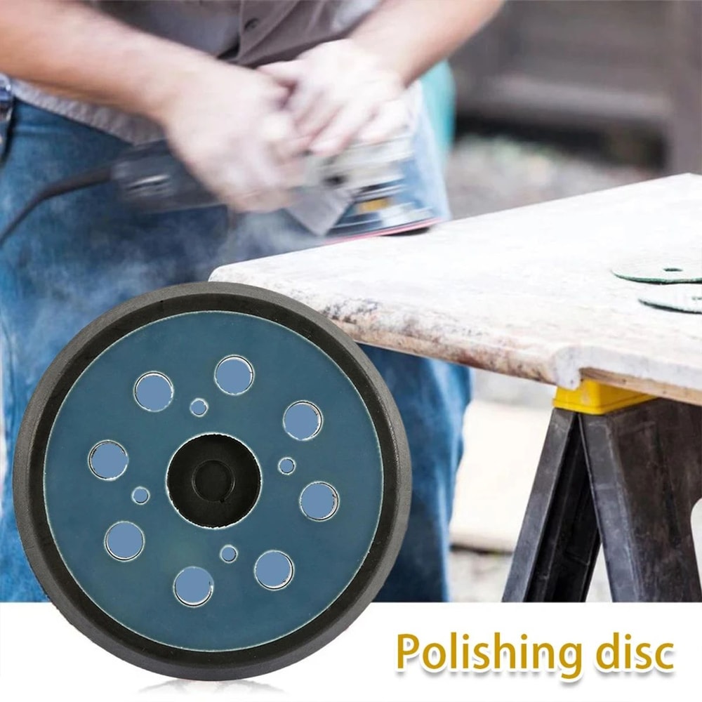 5 Inch Hook Loop Sanding Discs For Orbital Sander Smooth Finish Kit 1