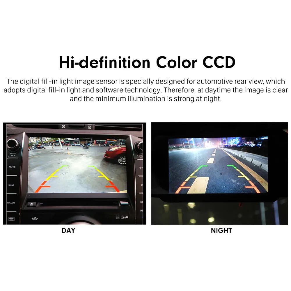 HD Wide Angle Car Backup Camera With Night Vision For Safe Reverse Parking 4
