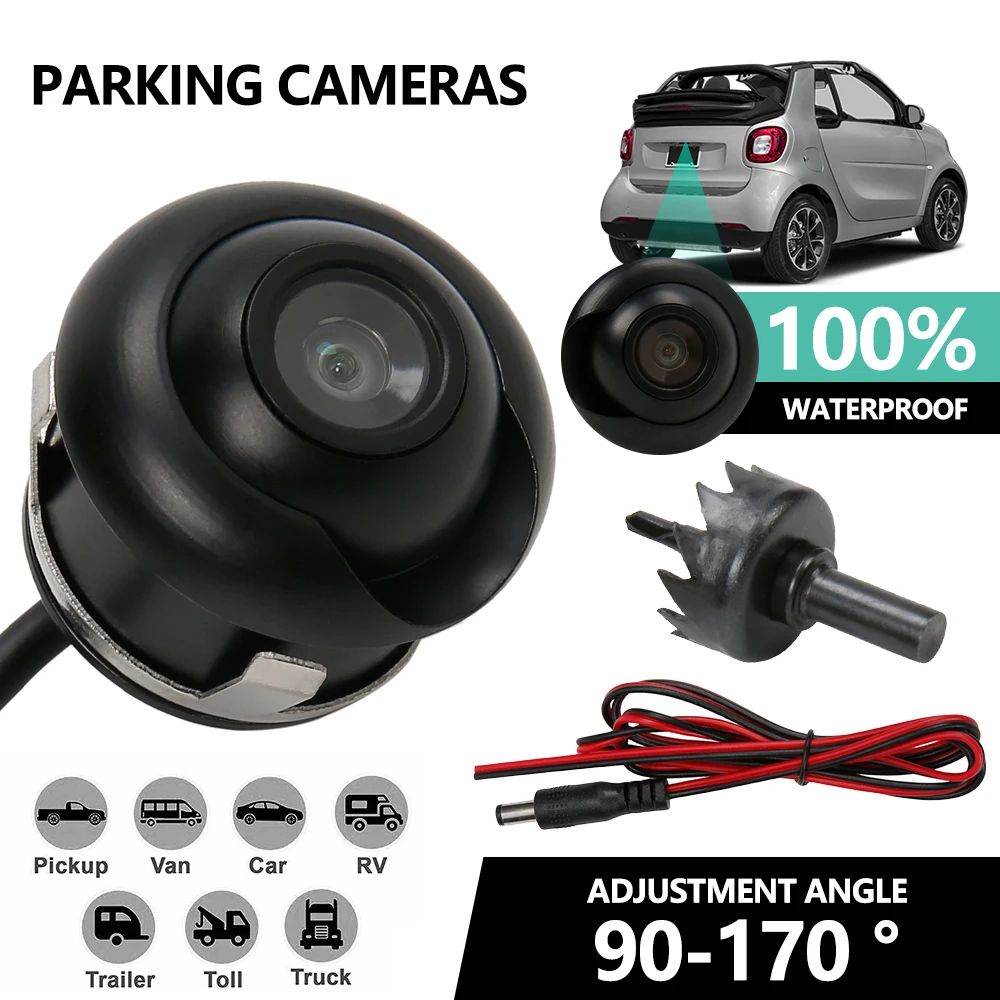 HD Wide Angle Car Backup Camera With Night Vision For Safe Reverse Parking 5