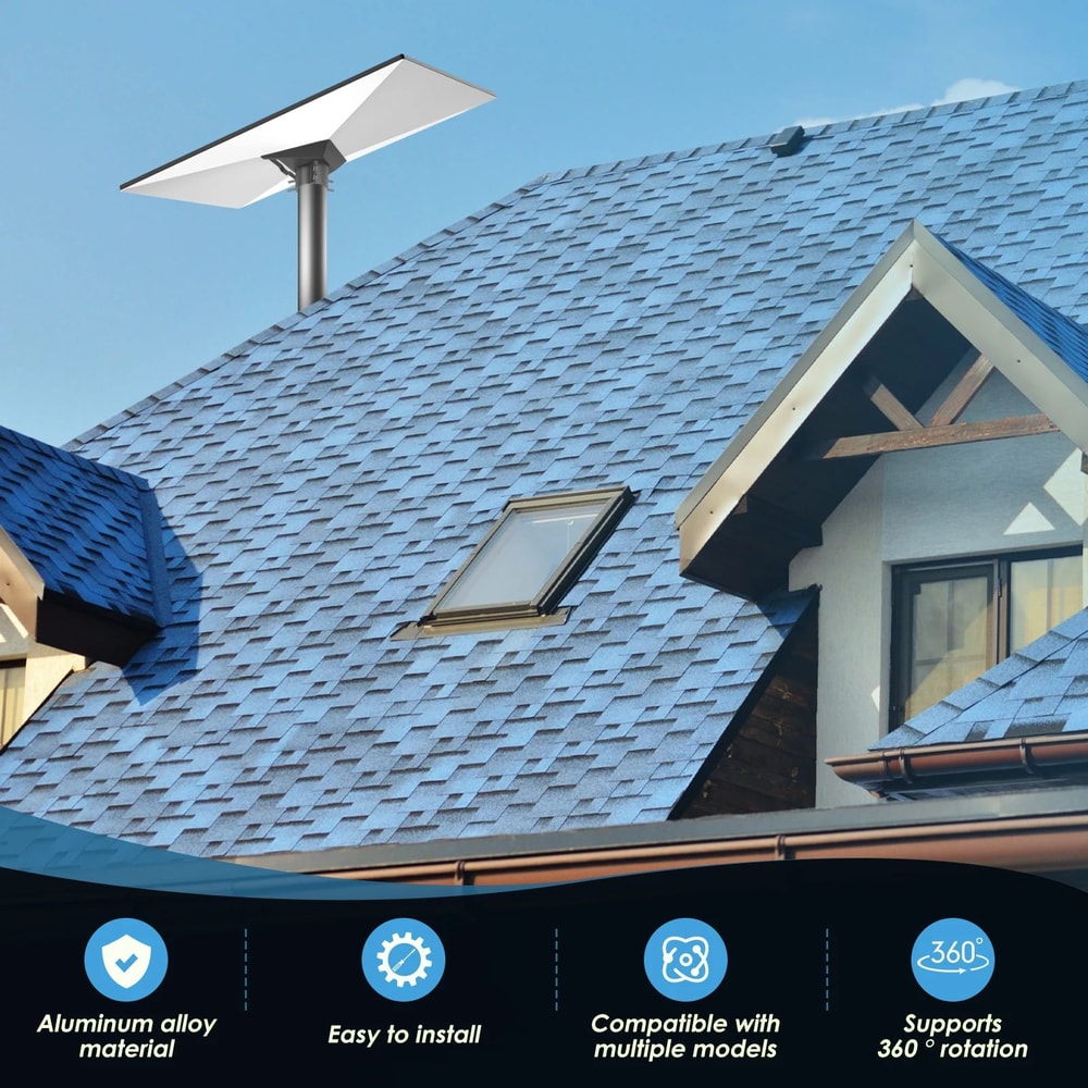 Starlink Pole Mount Adapter Kit Heavy Duty Aluminum Satellite Dish Mount 1