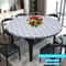 Waterproof Elastic Tablecloth Fitted Vinyl Cover For Indoor Outdoor Tables 0