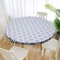 Waterproof Elastic Tablecloth Fitted Vinyl Cover For Indoor Outdoor Tables 8