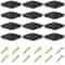 Wood Fence Post Caps Waterproof Deck Post Covers For Outdoor Protection Set 6