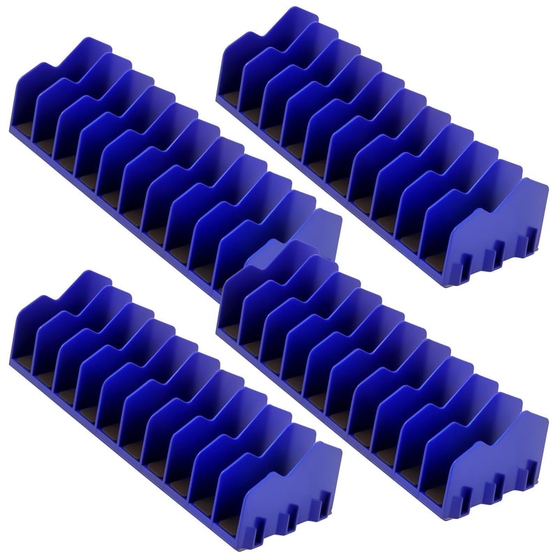 10 Slot Plier Organizer Rack Non Slip Toolbox Storage Holder Set 7