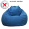 Large Bean Bag Sofa Cover Soft Removable Lazy Seat For Indoor Outdoor Use 4