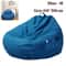 Large Bean Bag Sofa Cover Soft Removable Lazy Seat For Indoor Outdoor Use 6