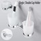 Wall Mounted Toothbrush Holder With Cups Double Tumbler Bathroom Organizer 0
