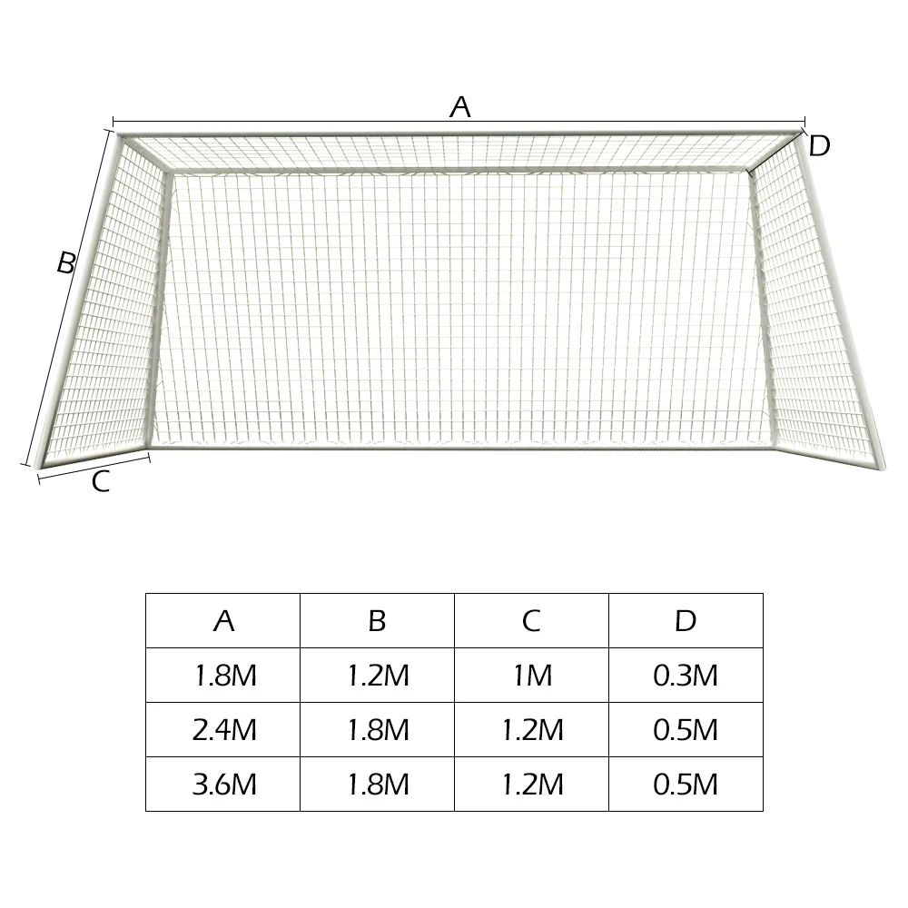 Durable Soccer Goal Net Replacement Training Net For Football Practice 4