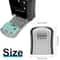 Wall Mounted Key Lock Box With Combination Code Secure Outdoor Key Storage 7