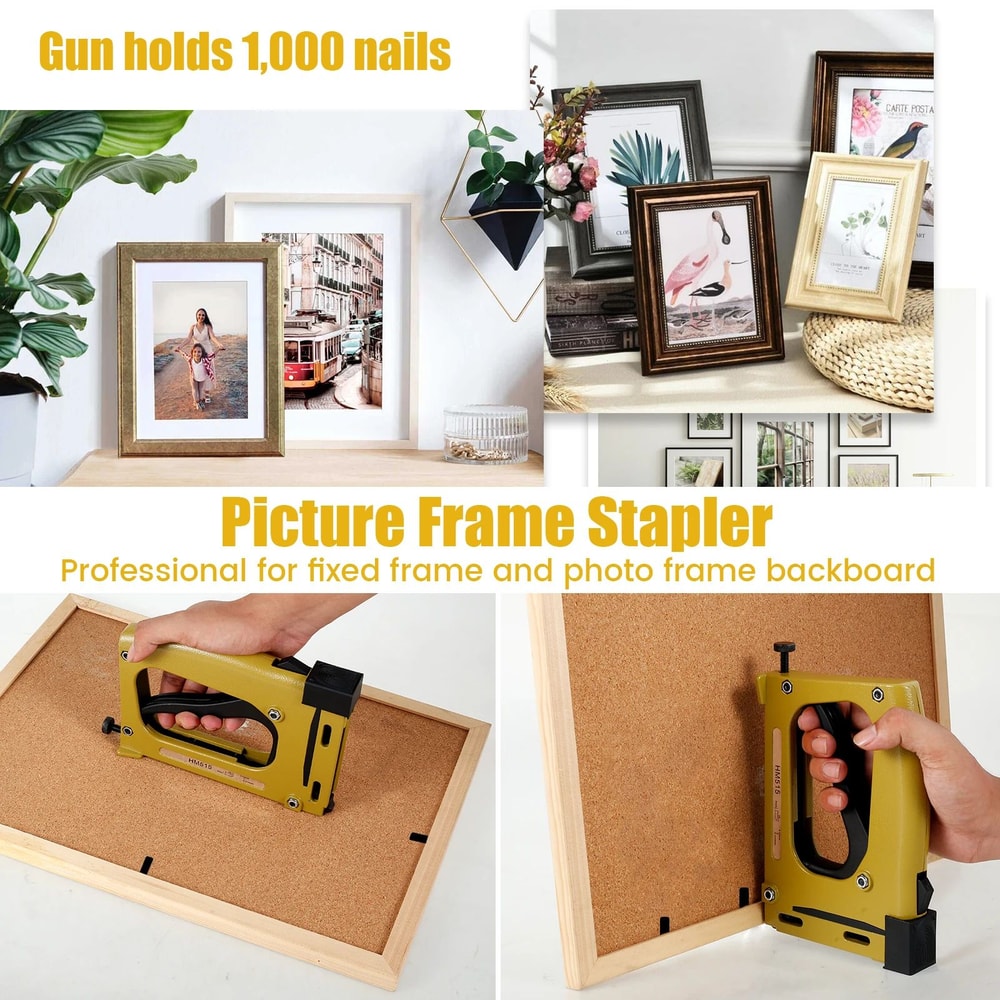 ProFlex Precision Picture Frame Nailer Kit With 1000 Nails 4