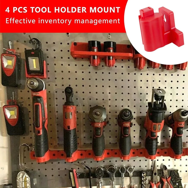 ProMount Power Tool Holder Rack For Drill And Battery Storage 5