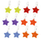 BrightSafe Reflective Star Keychain Set For Kids Bags And Strollers 6