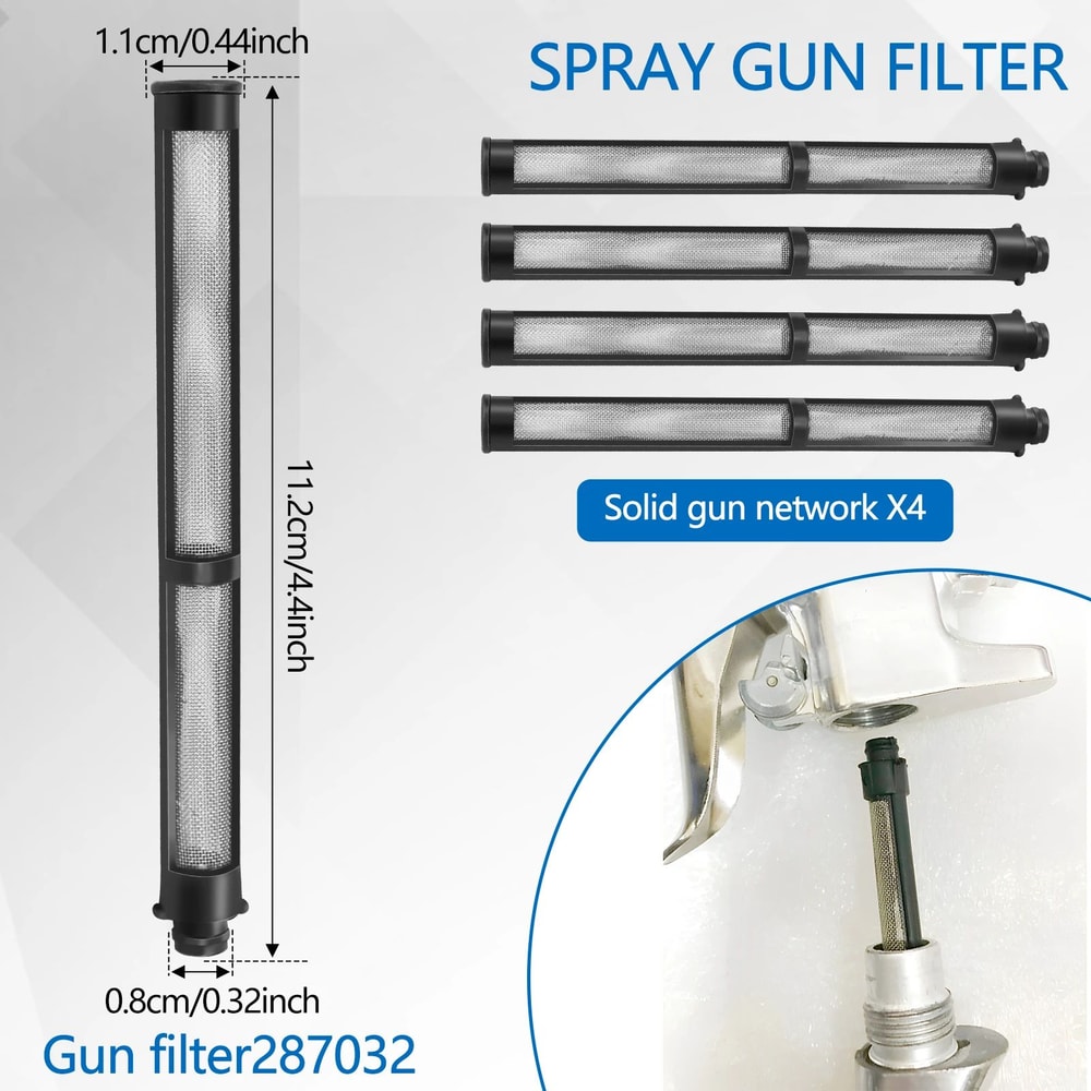 ProFlow Airless Spray Gun Filter Set For Smooth Paint Finish 5