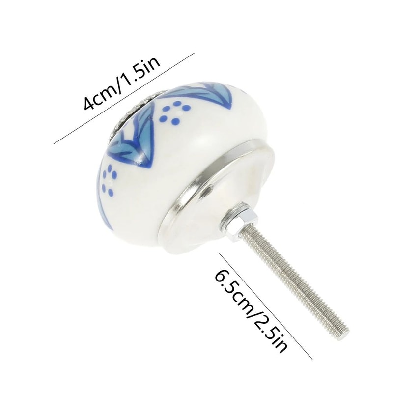 Vintage Charm Ceramic Drawer Knobs Set For Cabinets And Furniture 5