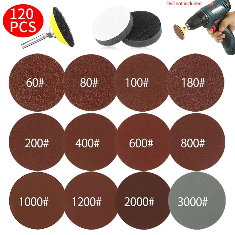 ProFinish Sanding Disc Kit For Drill And Rotary Tools 1