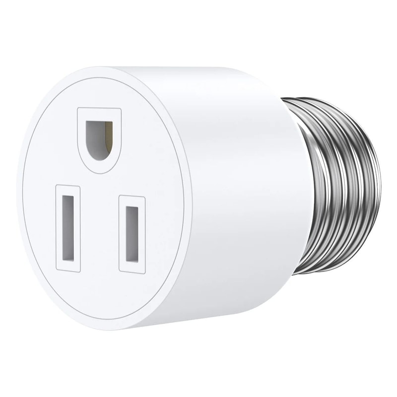 PowerConvert Light Socket Adapter Plug For E26 E27 Bulbs 7