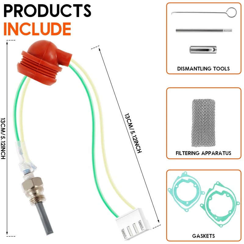 ProHeat Diesel Heater Glow Plug Repair Kit For Reliable Ignition 5