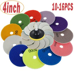 ultrashine diamond polishing pads kit for stone concrete and glass