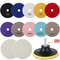 UltraShine Diamond Polishing Pads Kit For Stone Concrete And Glass 12
