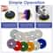 UltraShine Diamond Polishing Pads Kit For Stone Concrete And Glass 3