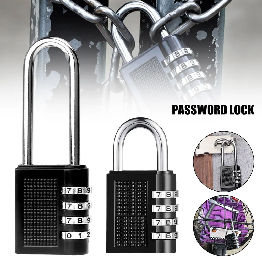 SecureLock Weatherproof Combination Padlock For Outdoor And Locker Use 2