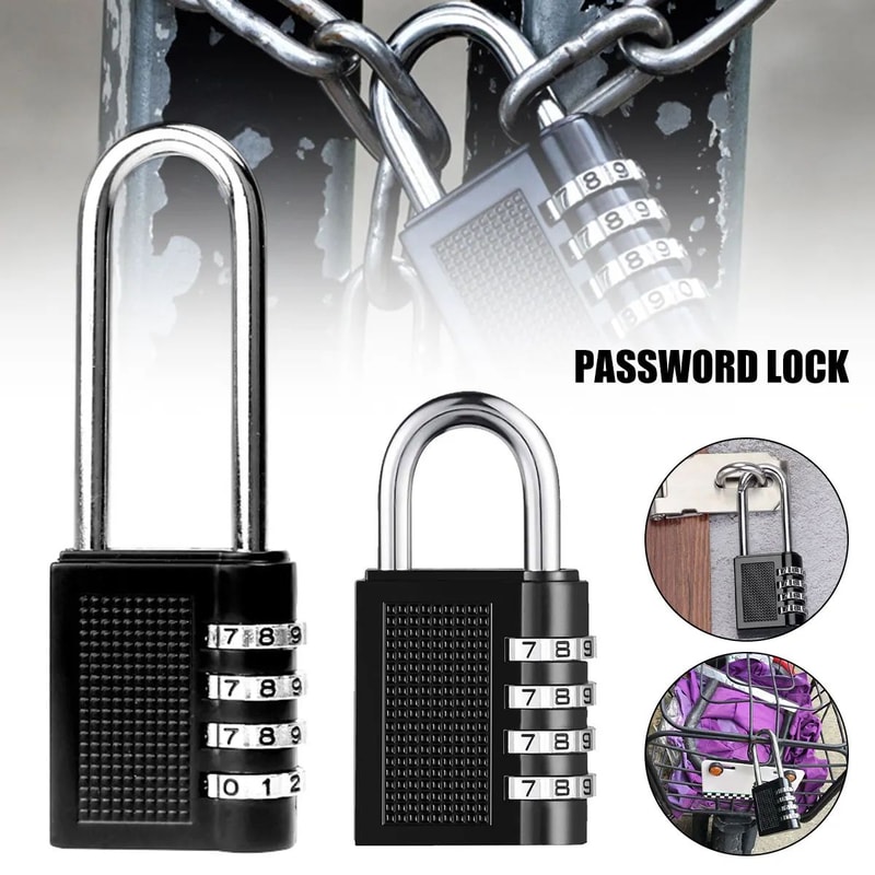SecureLock Weatherproof Combination Padlock For Outdoor And Locker Use 2