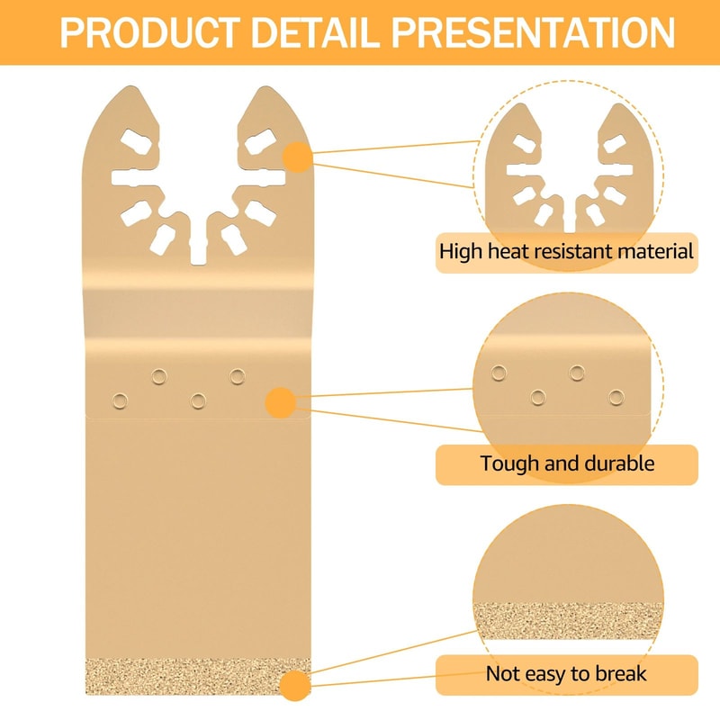 DiamondCut Oscillating Saw Blade Set For Tile And Multi Tool Precision 0