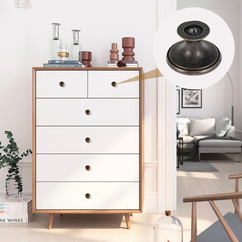 Classic Bronze Drawer Knobs Set For Cabinets And Furniture Upgrade 2