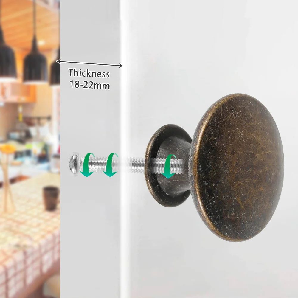 Classic Bronze Drawer Knobs Set For Cabinets And Furniture Upgrade 4