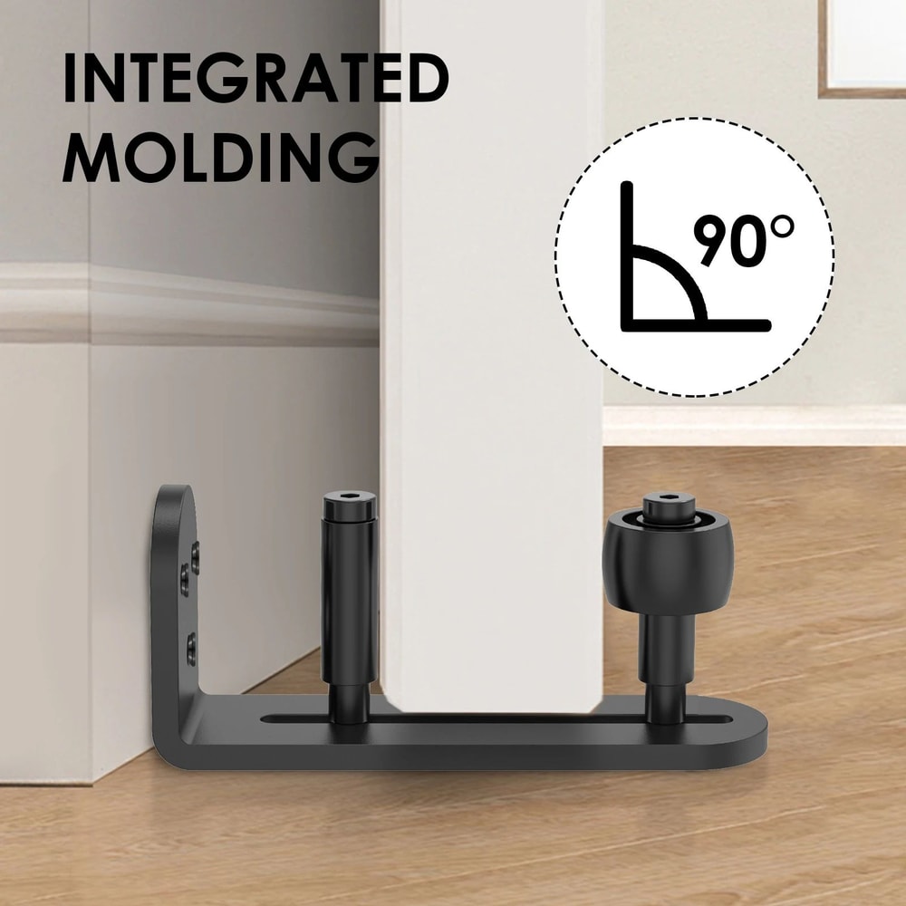 SmoothGlide Barn Door Roller Guide Set For Stable Sliding Doors 0