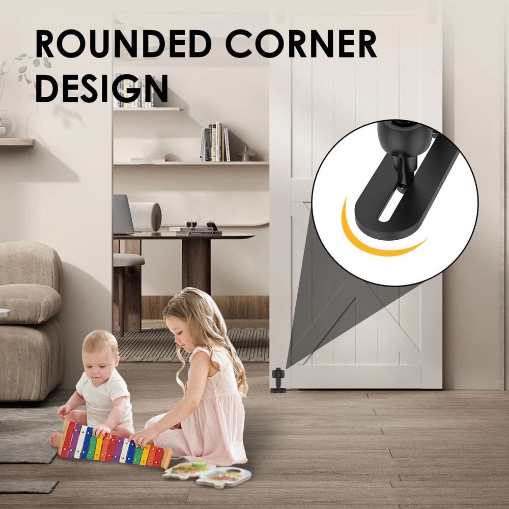 SmoothGlide Barn Door Roller Guide Set For Stable Sliding Doors 2