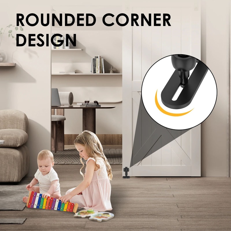 SmoothGlide Barn Door Roller Guide Set For Stable Sliding Doors 2