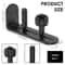 SmoothGlide Barn Door Roller Guide Set For Stable Sliding Doors 6