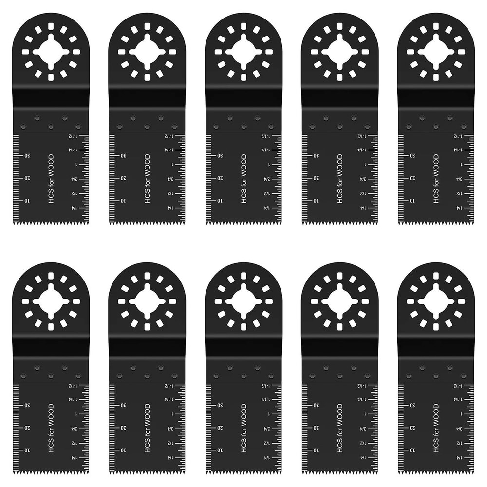 Multi Tool Oscillating Saw Blades Set High Carbon Steel Quick Release Kit 6