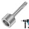 Heavy Duty Ground Rod Driver Drill Bit Carbon Steel Grounding Rod Installation Tool 2