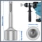 Heavy Duty Ground Rod Driver Drill Bit Carbon Steel Grounding Rod Installation Tool 7